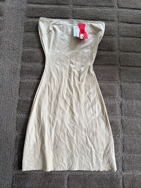 SPANX Strapless Seamless Shaping Dress in Nude
